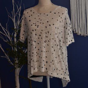 Kensie Short Sleeve Sweater M